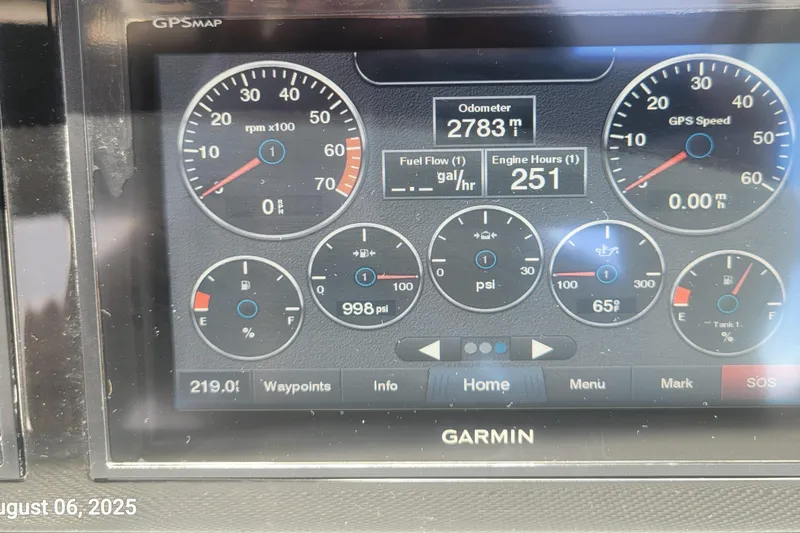 Slide: The Image of Garmin display showing 2018 Colbalt 26SD - 7