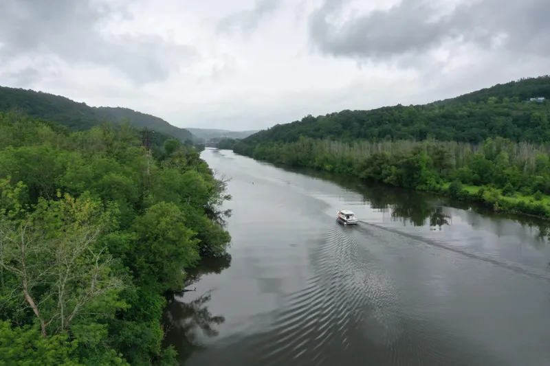 Slide: The Image of Electrical system of 2022 Sabre 45 Salon Express with inverters and control panels. - 54