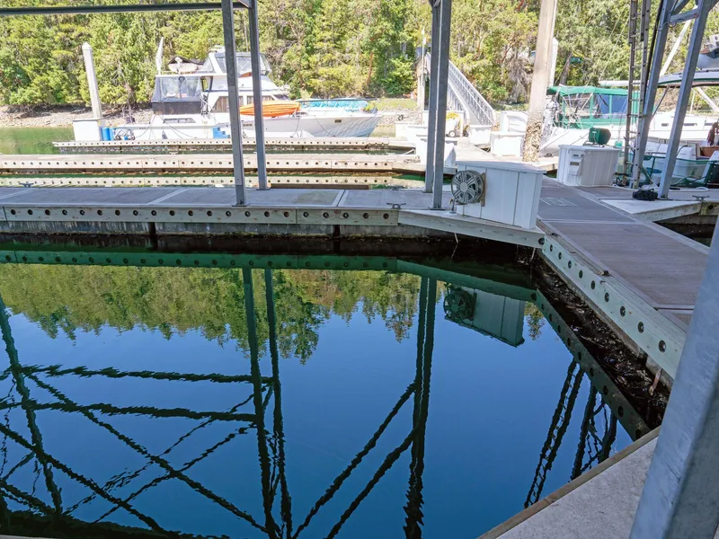 Slide: The Image of Covered Marina Berth - Side View - 3