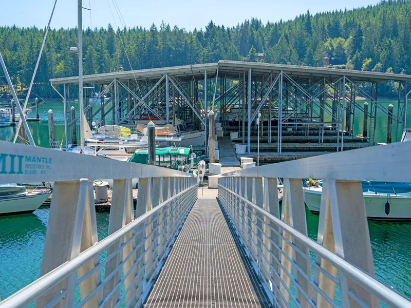 Slide: The Image of Covered Marina Berth - Companion Way - 6