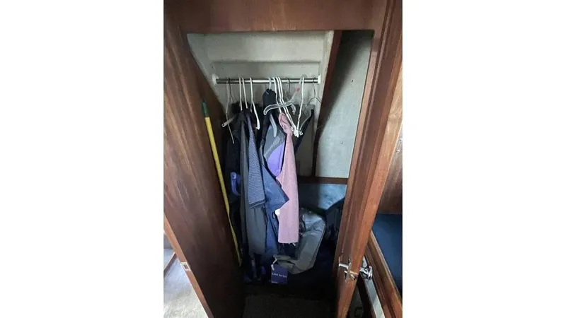 Slide: The Image of Engine compartment of a 1986 Carver 3607 Aft Cabin Motor Yacht with Onan generator. - 20