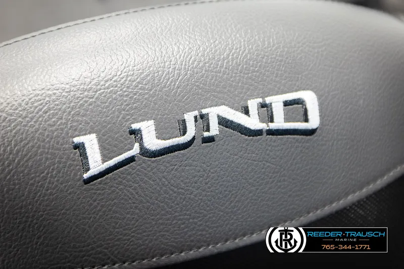 Slide: The Image of 2026 Lund 1650 Rebel XL SS boat seat with embroidered logo. - 33
