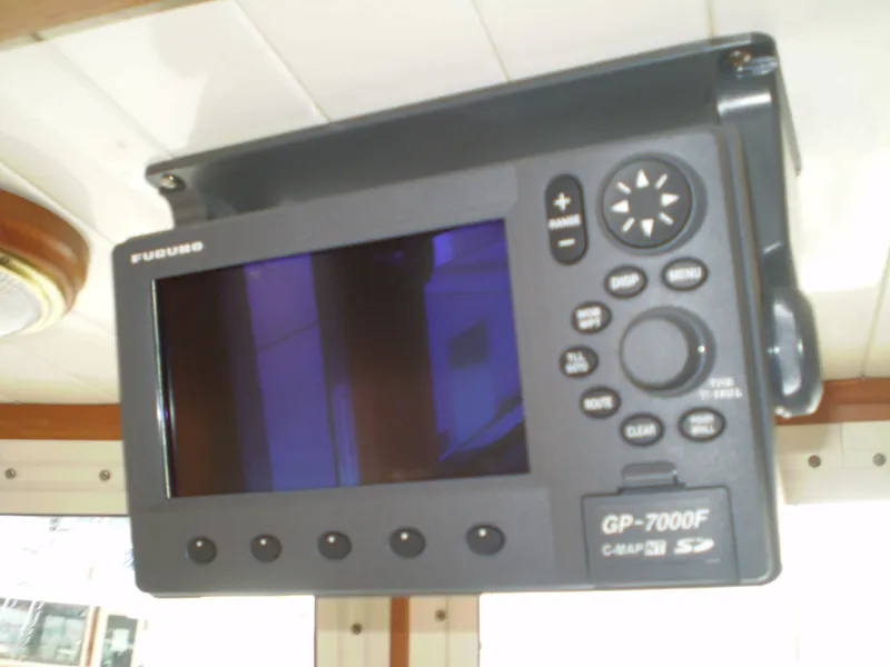 Slide: The Image of Furuno GP-7000F marine GPS system on 2001 Maple Bay 32' Trawler. - 13