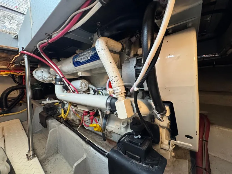Slide: The Image of Engine compartment of a 2003 Meridian 490 Pilothouse Motor Yacht. - 40