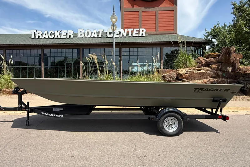 The Image of 2026 Tracker Grizzly 2072 Utility boat on trailer at Tracker Boat Center. - 0