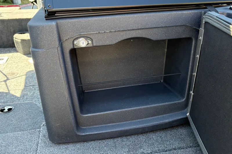 Slide: The Image of Storage compartment in 2026 Tracker Targa V-18 WT boat, featuring durable construction. - 37