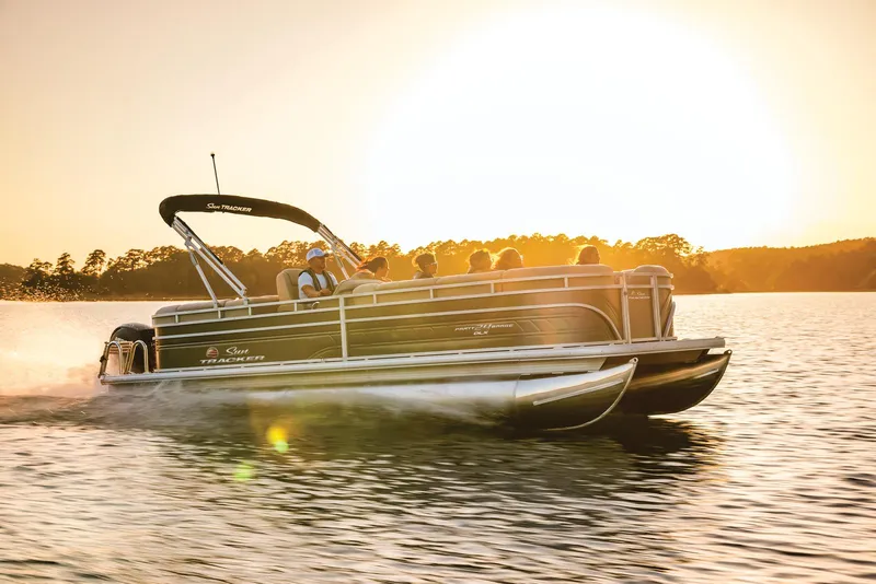 Slide: The Image of Sun Tracker Party Barge 24 DLX 2025 - 65