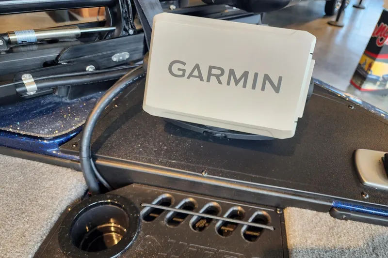 Slide: The Image of Garmin device on 2026 Nitro Z18 Pro boat dashboard, close-up view. - 6