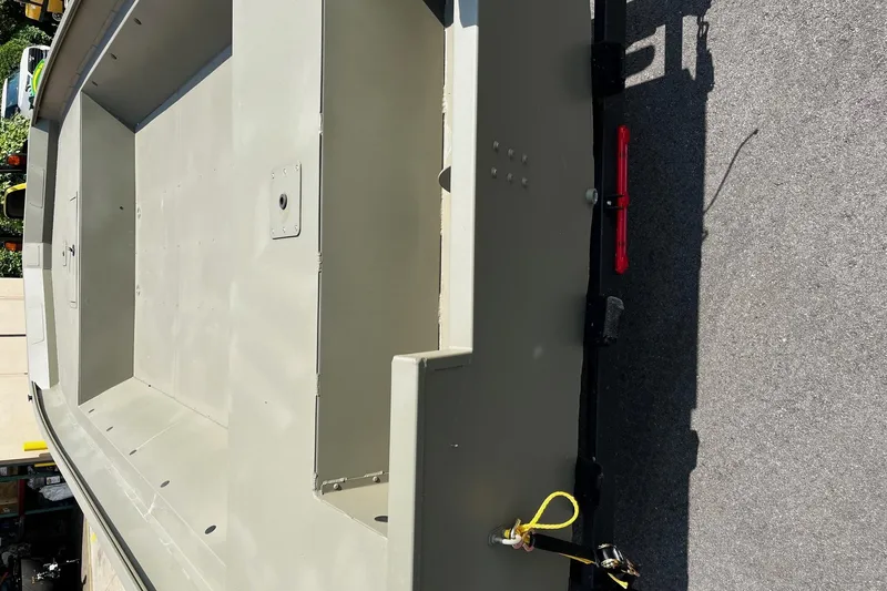 Slide: The Image of 2026 Tracker GRIZZLY 2072 Utility boat on trailer, viewed from above. - 3