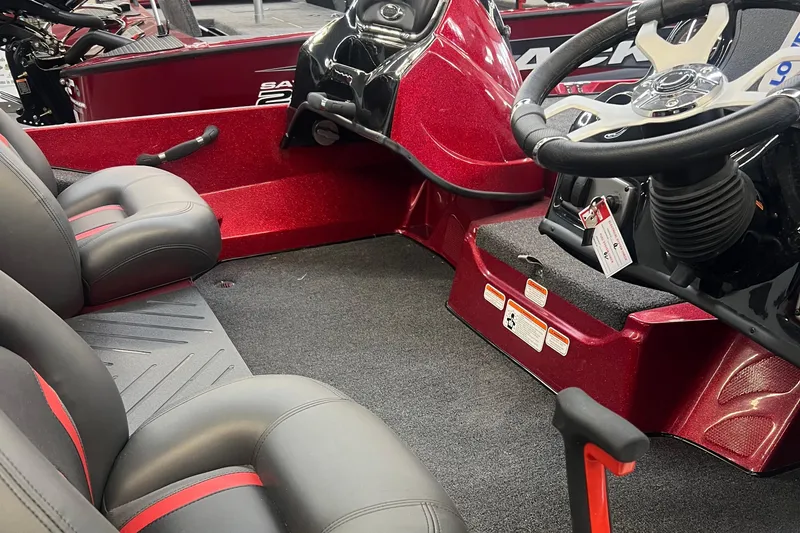 Slide: The Image of Interior of a 2026 Nitro Z17 boat with sleek seating and modern controls. - 2