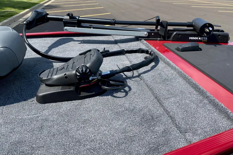 Slide: The Image of 2026 Tracker Bass Tracker Classic XL with Minn Kota trolling motor on deck. - 3