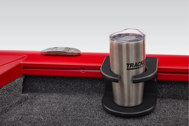 Slide: The Image of Stainless steel tumbler in cup holder on 2026 Tracker Pro Team 190 boat. - 38