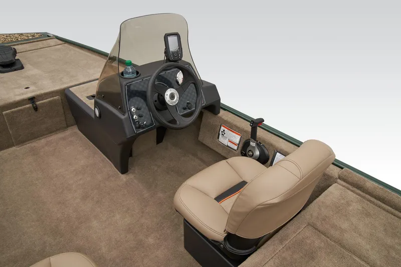 Slide: The Image of Tachometer on 2026 Tracker Bass Tracker Classic Limited dashboard, carbon fiber texture. - 14