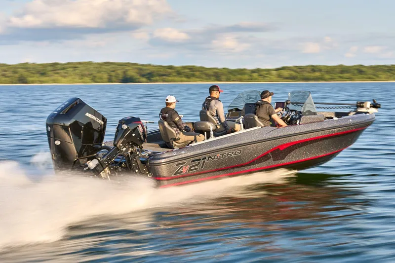 Slide: The Image of VIP Owner Discount Card for Bass Pro Shops and Cabela's, Nitro ZV21 2025 model. - 54