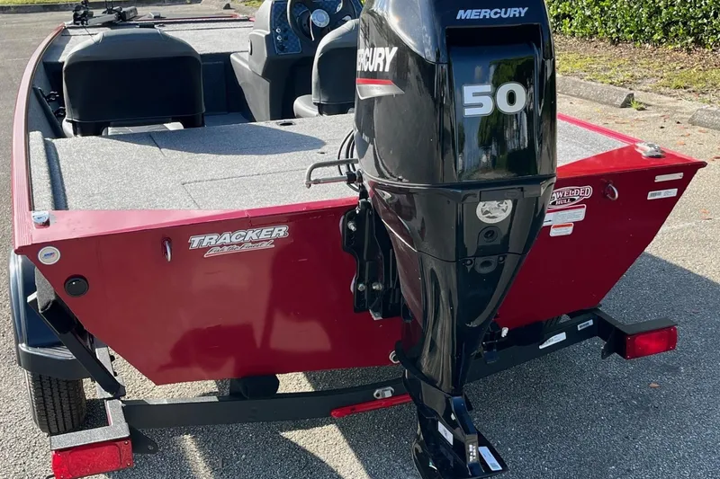 Slide: The Image of 2026 Tracker Bass Tracker Classic XL with Mercury 50 HP engine. - 3