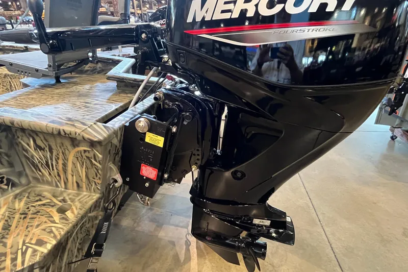 Slide: The Image of 2026 Tracker Grizzly 1650 T Prairie Wings Edition with Mercury FourStroke engine. - 2