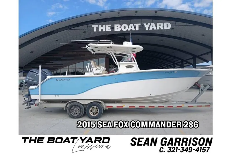 The Image of 2015 Sea Fox 286 Commander boat on trailer at The Boat Yard, Louisiana. - 0