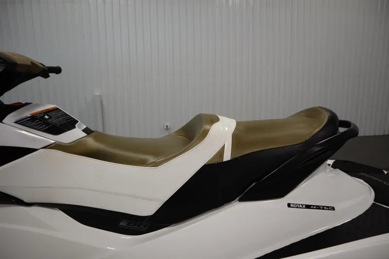 Slide: The Image of 2013 Sea-Doo GTX 215 jet ski with beige seat and Rotax 4-TEC engine. - 20