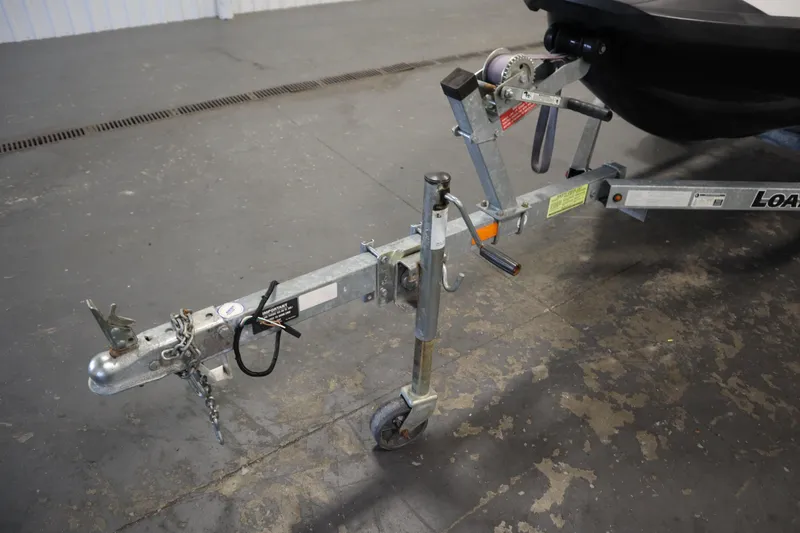 Slide: The Image of Trailer hitch for 2013 Sea-Doo GTX 215, featuring sturdy metal construction. - 26