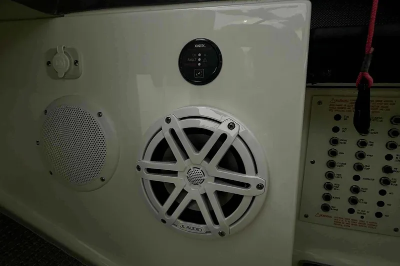 Slide: The Image of 2020 Formula 290 Bowrider audio system with JL Audio speaker and control panel. - 36