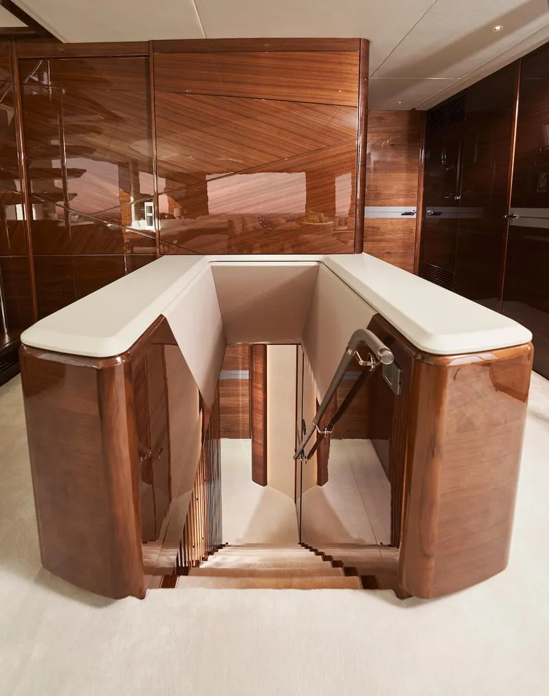 Slide: The Image of Staircase to Lower Accomodations - 35