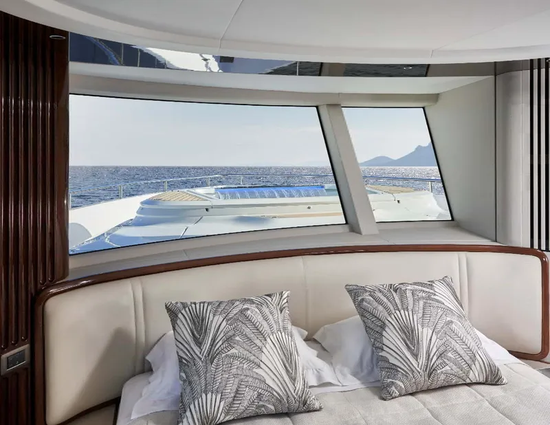Slide: The Image of Luxurious bathroom in the 2026 Princess X80 yacht model. - 17