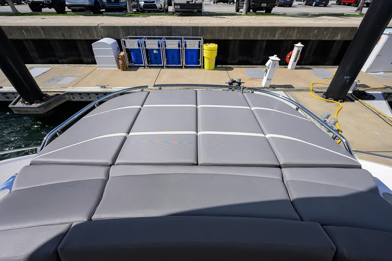 Slide: The Image of Sunpad on 2026 Princess S72 yacht docked at marina. - 12