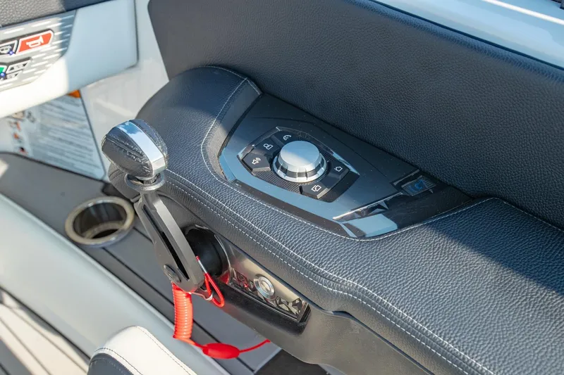 Slide: The Image of 2022 Nautique Super Air Nautique G25 control panel with sleek design and modern features. - 16