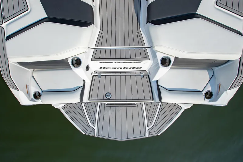 Slide: The Image of 2022 Nautique Super Air Nautique G25 boat deck, featuring sleek design and modern detailing. - 7