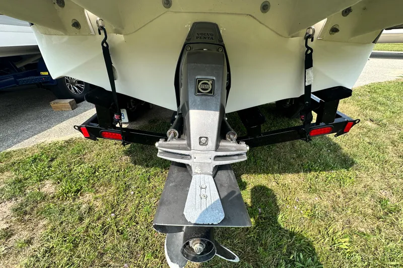 Slide: The Image of 2013 Regal 1900 Bowrider boat with Volvo Penta outdrive on trailer. - 9