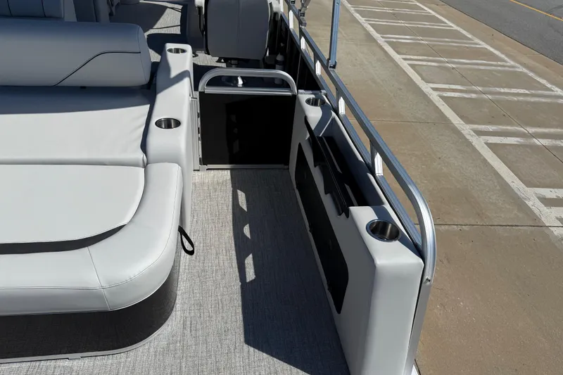 Slide: The Image of 2026 Avalon Venture 85 Versatile rear bench with sleek seating and cup holders. - 34