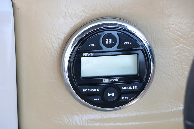 Slide: The Image of JBL PRV-175 Bluetooth stereo system in 2014 Veranda Relax V2275 boat. - 21