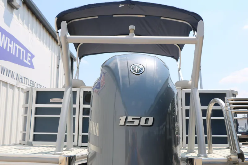 Slide: The Image of 2017 Trifecta 21 F Sts pontoon boat with Yamaha 150 engine at Whittle Boats. - 14