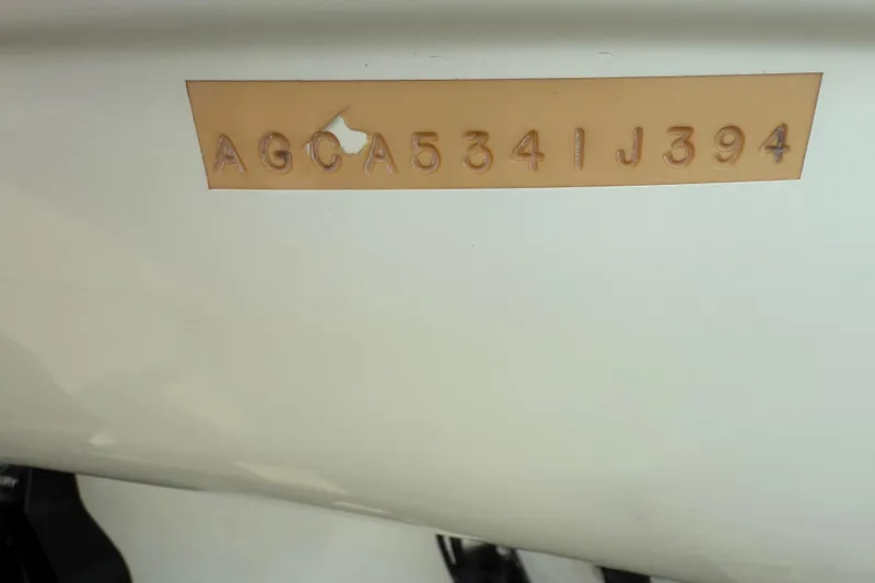Slide: The Image of 1994 Baja Boss 272 boat hull identification number AGCA5341J394. - 27