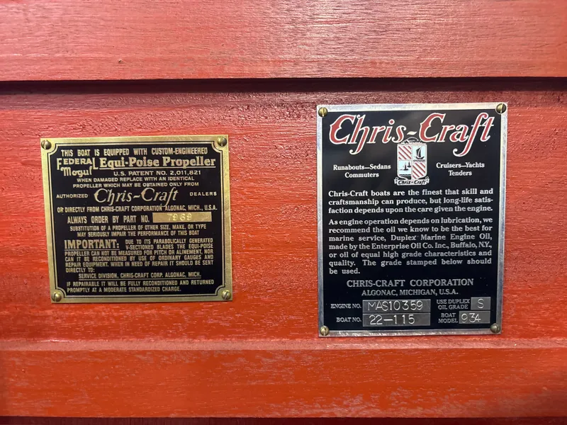 Slide: The Image of Chris-Craft 22 Runabout 1938 - 16