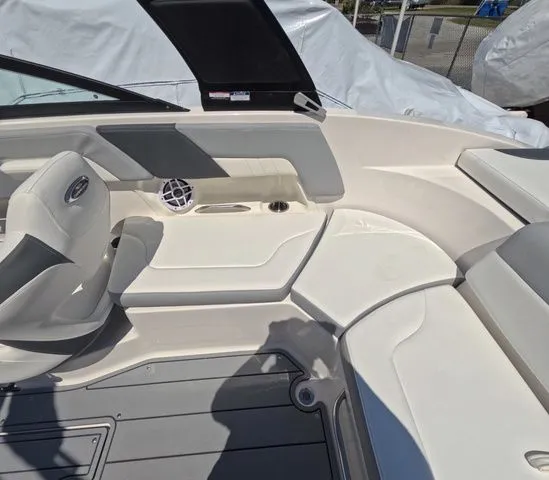 Slide: The Image of Interior of 2026 Chaparral 23 SSi OB with comfortable seating. - 13