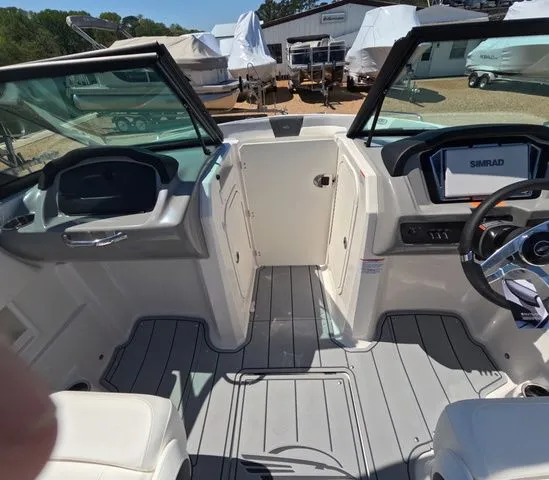 Slide: The Image of Interior of 2026 Chaparral 23 SSi OB with modern features. - 23