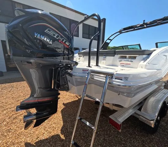 Slide: The Image of 2026 Chaparral 23 SSi OB with Yamaha outboard motor and trailer. - 7