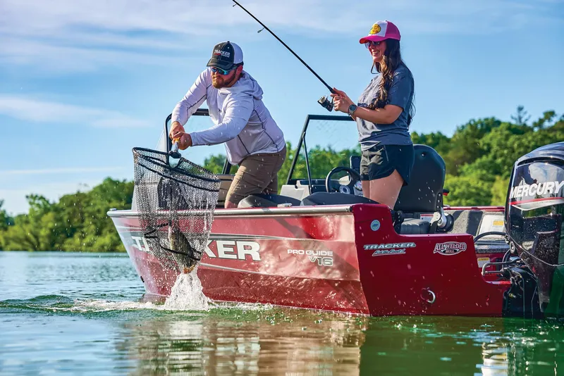 Slide: The Image of TRACKER Boats: Pro Guide V-16 WT Deep V Fishing Boats - 47