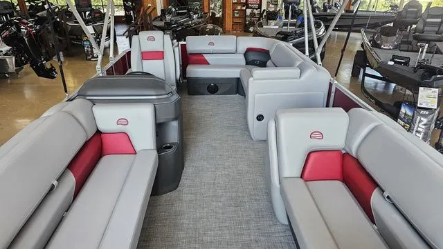 Slide: The Image of Sun Tracker Party Barge 20 DLX 2026 - 27