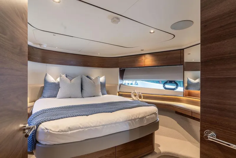 Slide: The Image of Luxurious cabin of the 2026 Princess S65 yacht. - 28