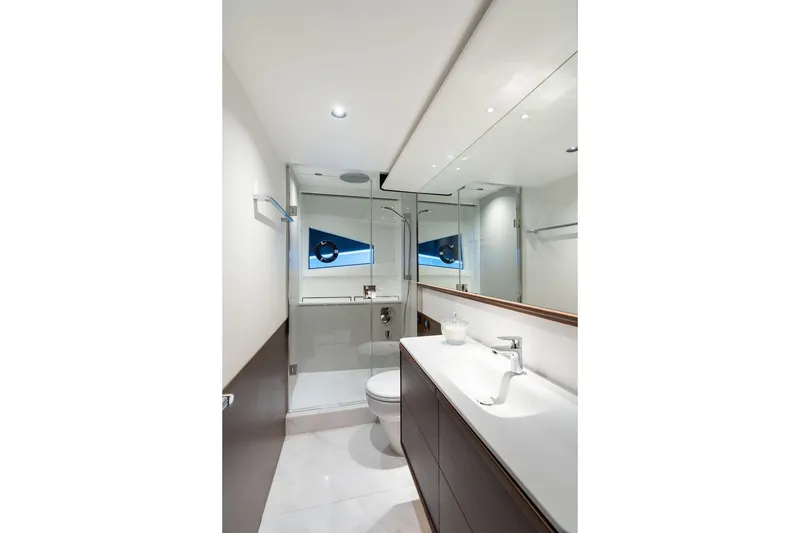 Slide: The Image of Luxurious bathroom on the 2026 Princess S65 yacht. - 34