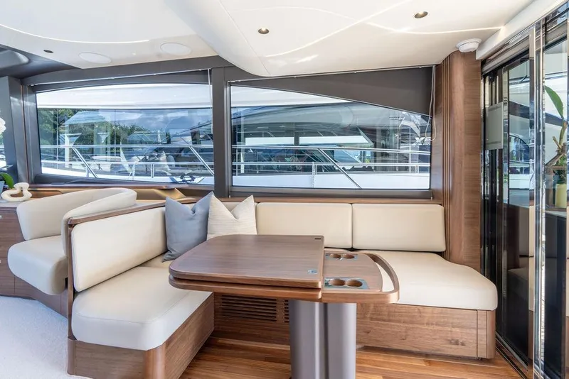 Slide: The Image of Luxurious interior of Princess S65 yacht, model year 2026. - 47