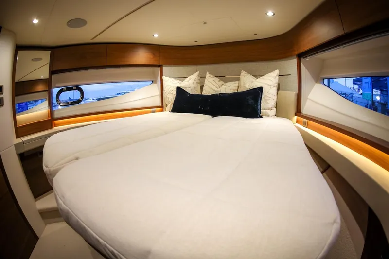 Slide: The Image of Luxurious cabin of the 2026 Princess V55 Express yacht. - 35
