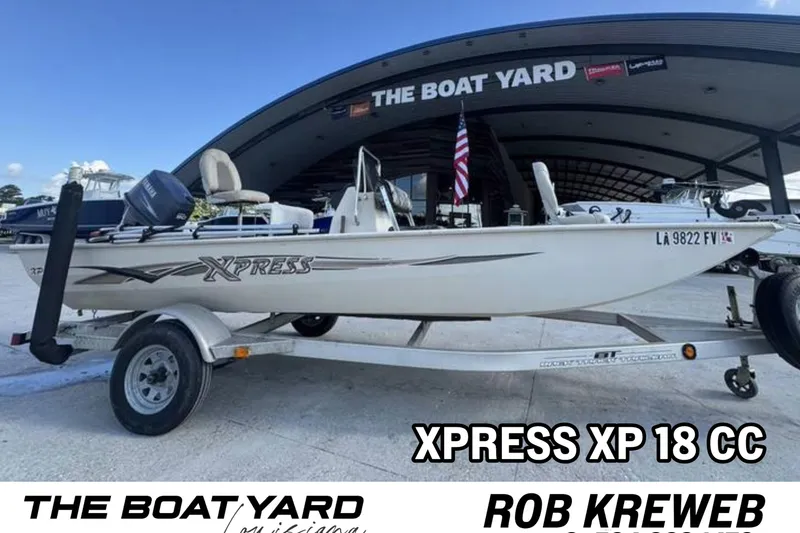 The Image of 2010 Xpress XP18 boat on trailer at The Boat Yard dealership. - 0