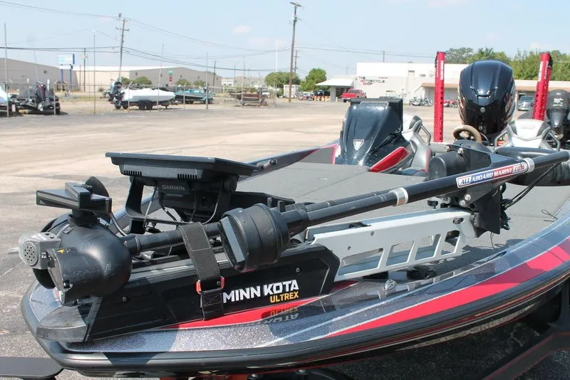 Slide: The Image of 2022 Skeeter FXR21 Apex boat with Minn Kota Ultrex trolling motor and Garmin electronics. - 3