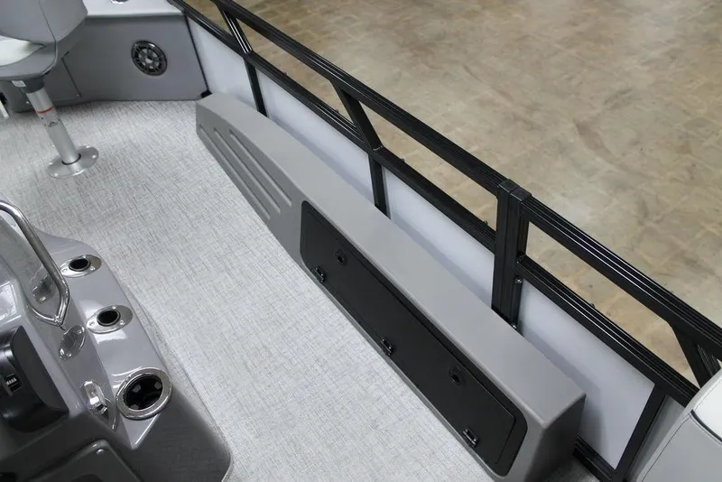 Slide: The Image of 2025 Avalon Venture 85 Center Console Fish interior with sleek design and modern features. - 11