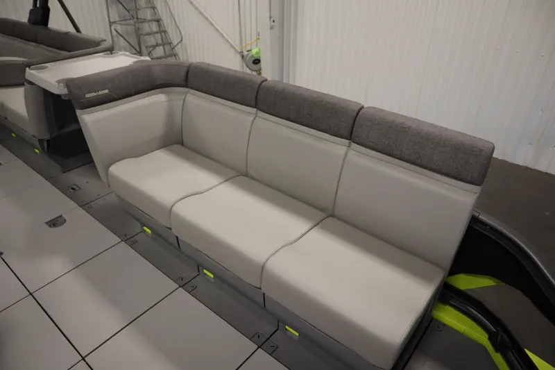 Slide: The Image of 2024 Sea-Doo Switch Sport/Cruise 21 storage compartments under seats. - 18