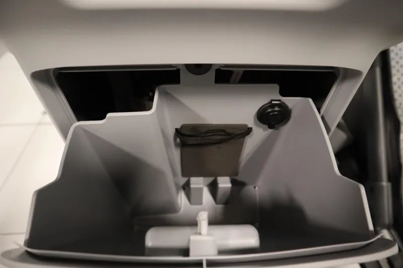 Slide: The Image of 2024 Sea-Doo Switch Sport/Cruise 21 interior with Garmin navigation and comfortable seating. - 36