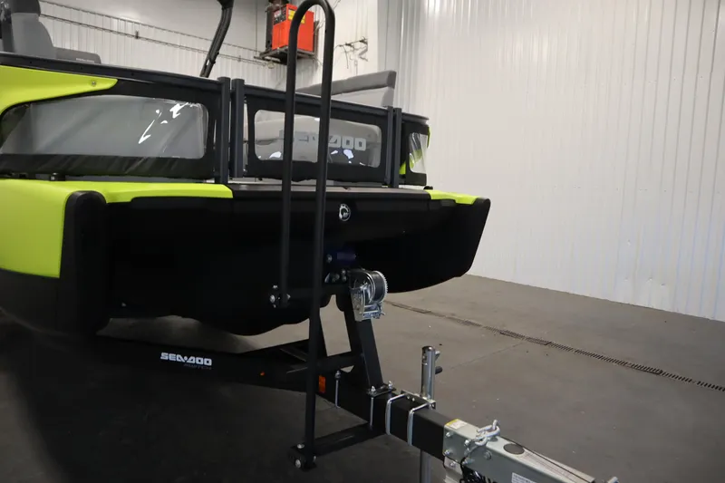 Slide: The Image of Trailer hitch of 2024 Sea-Doo Switch Sport/Cruise 21, showcasing towing mechanism. - 49
